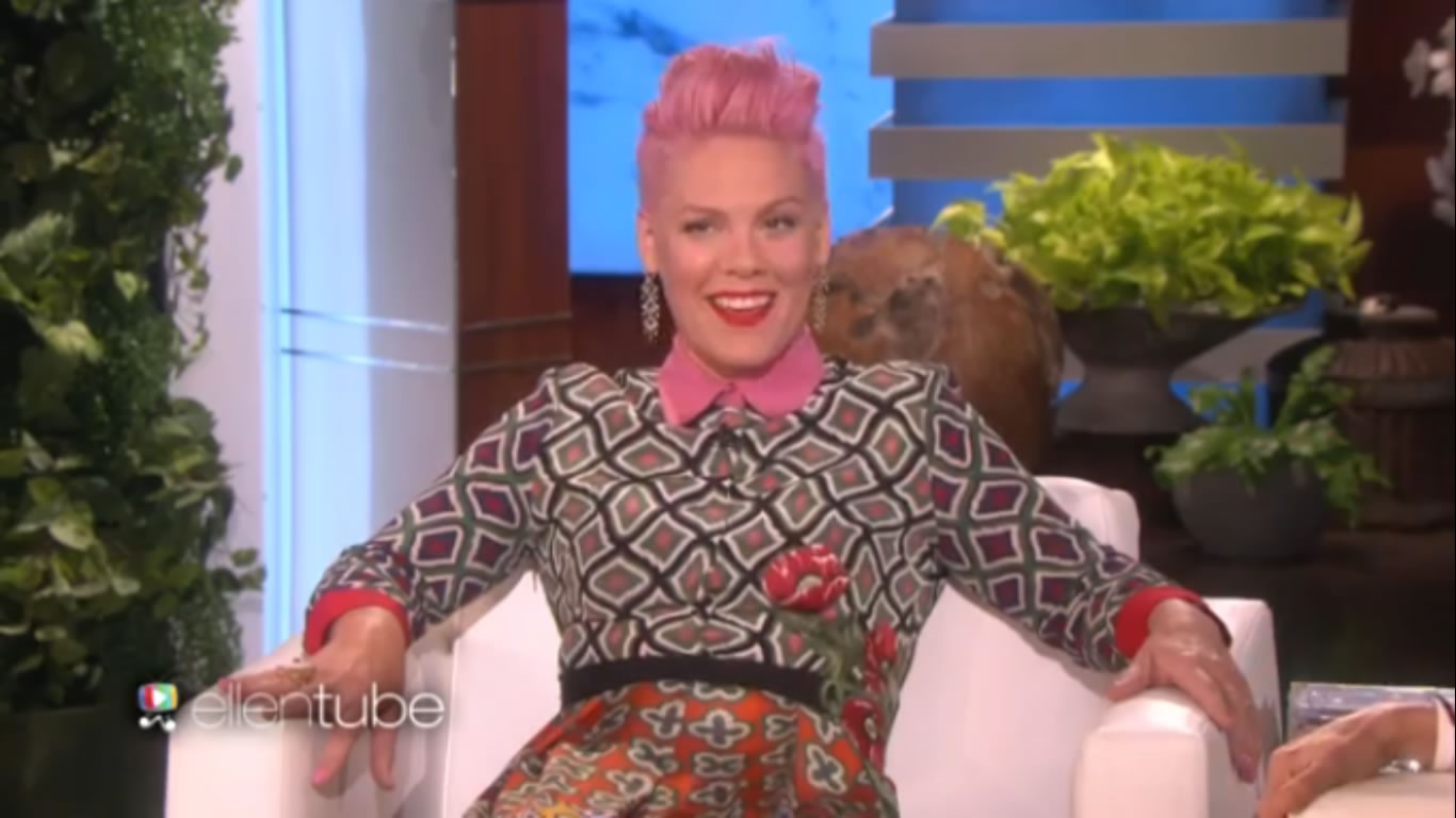 Pink 'Goes Big' for Her Anniversary