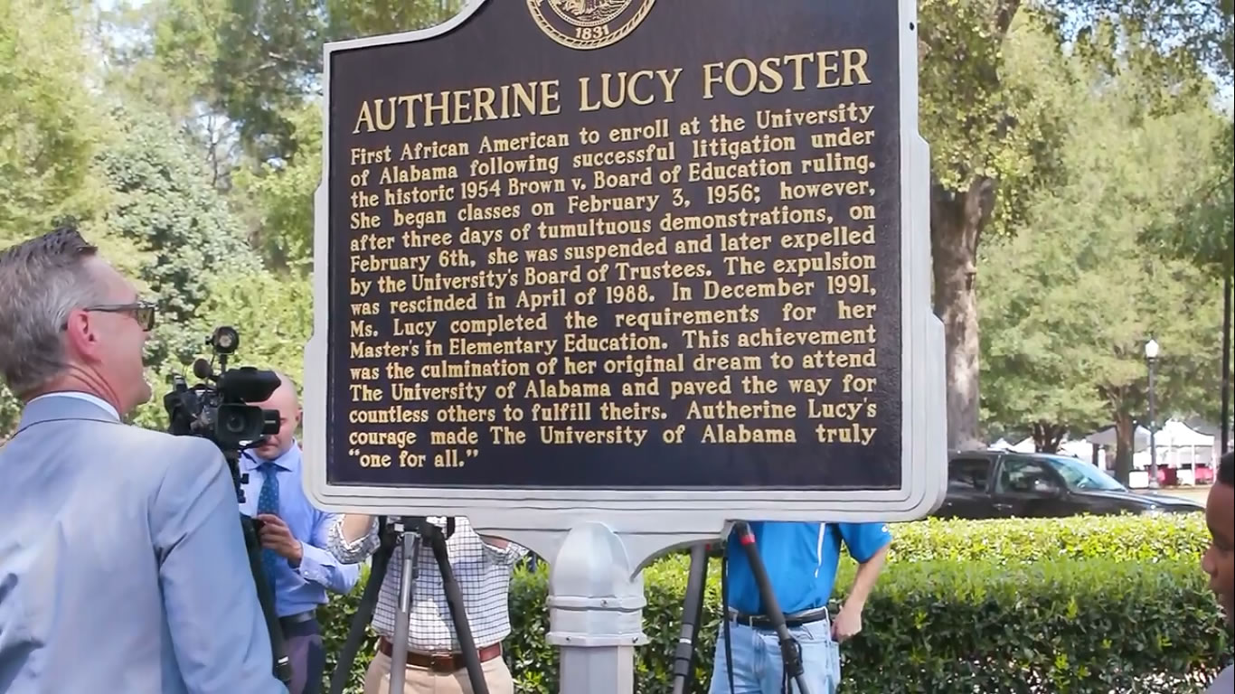 The University of Alabama- Autherine Lucy Foster Dedication (2017)